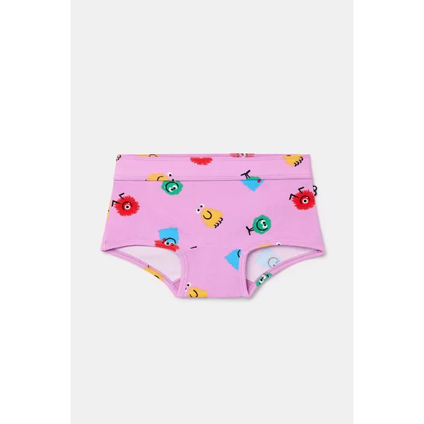 Woody Meisjes Short 2P - alien print + roze