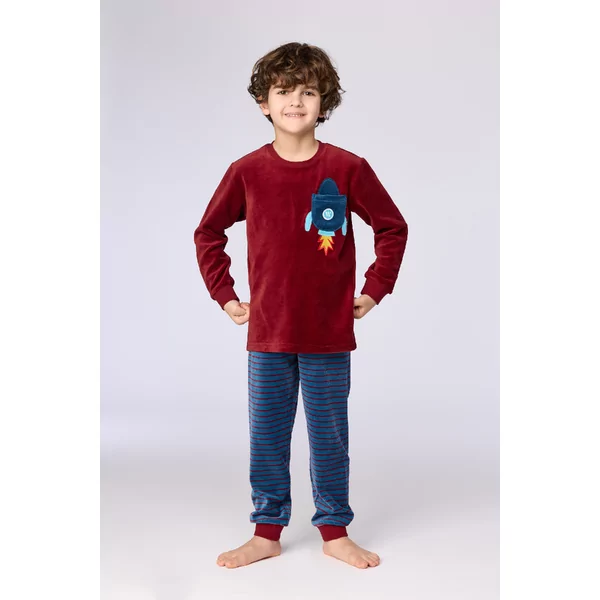 Woody Jongens Pyjama - Bordeaux