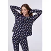 Woody Hooglander Dames Pyjama - Z aop highlander