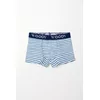 Woody Jongens Shorts 2P - blauw-witte streep + blauw