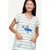 Woody Walvis Dames Pyjama - S stripe Woody whale striped