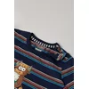 Woody Hooglander Unisex Pyjama - S stripe highlander striped