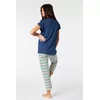 Woody Krokodil Dames Pyjama - insignia blue