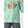 Woody Eekhoorn Meisjes Pyjama - neptune green