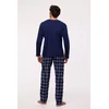 Woody Heren Pyjama - donkerblauw