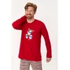 Woody Schaap Unisex Pyjama - savvy red