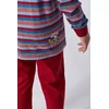 Woody Wasbeer Jongens Pyjama - S stripe raccoon striped
