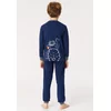 Woody Schaap Jongens Pyjama - beacon blue