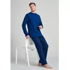 Schiesser Heren Pyjama - Blauw
