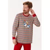 Woody Schaap Heren Pyjama - s stripe sheep striped