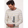 Woody Sneeuwschoenhaas Unisex Pyjama - multicolor streep