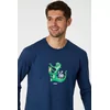 Woody Krokodil Heren Pyjama - insignia blue