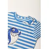 Woody Walvis Unisex Pyjama - big Z stripe sunknit Woody whale striped