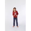 Woody Hooglander Meisjes Pyjama - barn red