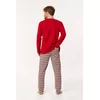 Woody Schaap Heren Pyjama - savvy red