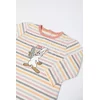 Woody Sneeuwschoenhaas Meisjes Pyjama - multicolor streep
