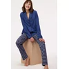 Woody Dames Pyjama - Blauw