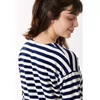 Woody Schaap Dames Nachtkleed - v stripe sheep striped