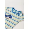 Woody Walvis Unisex Pyjama - S stripe Woody whale striped