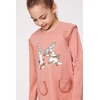Woody Sneeuwschoenhaas Meisjes Pyjama - oudroze