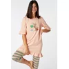 Woody Mandril Dames Pyjama - dusty pink