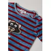 Woody Wasbeer Jongens Pyjama - V stripe raccoon striped