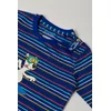 Woody Ijsbeer Jongens Pyjama - S stripe polar striped
