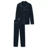 Schiesser Heren Pyjama - dark blue