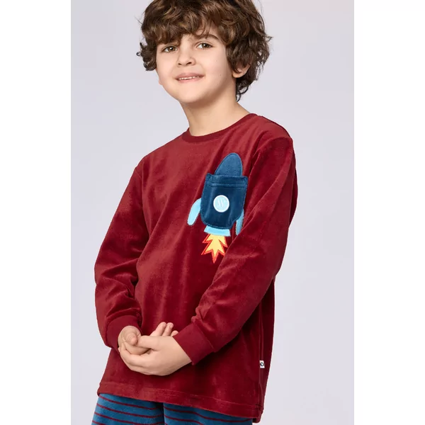 Woody Jongens Pyjama - Bordeaux