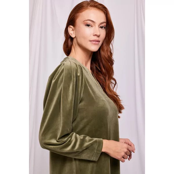 lordsxlilies Dames Nachtkleed - donkergroen