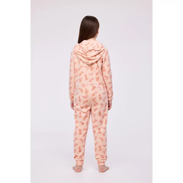 Woody Sneeuwschoenhaas Unisex Onesie - haas print roze