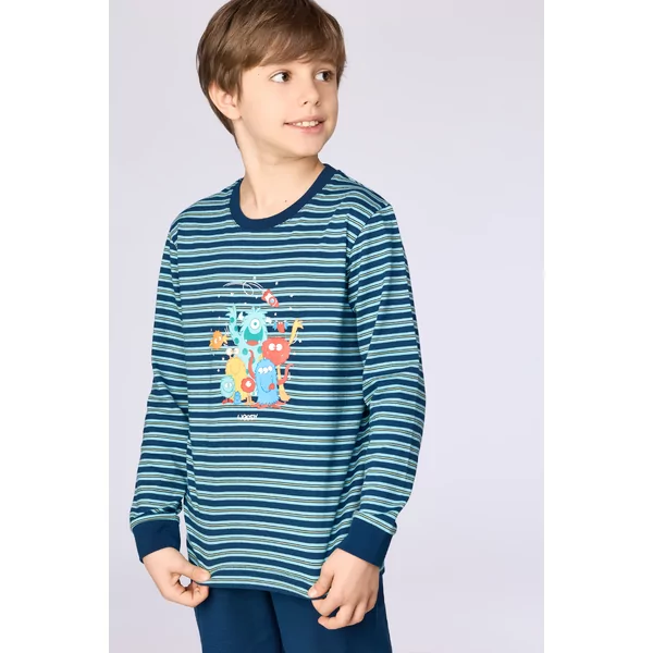 Woody Alien Jongens Pyjama - Blauwe Streep