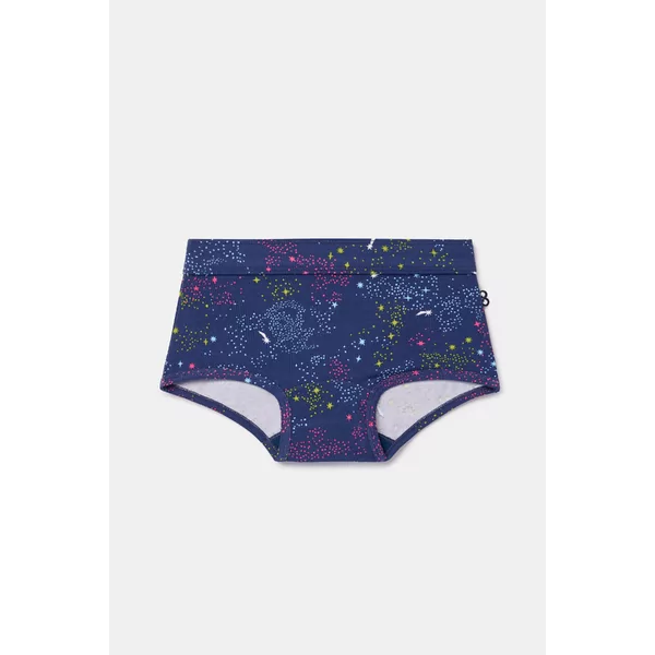 Woody Meisjes Short 2P - sterrenprint + donkerblauw