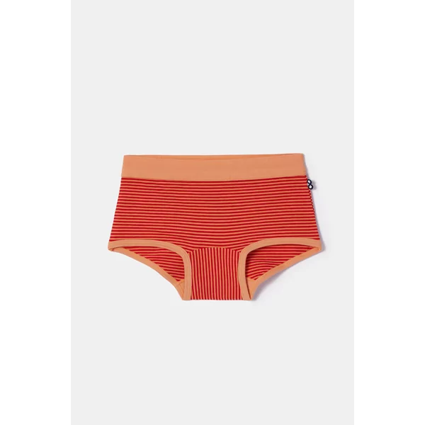Woody Meisjes Short 2P - set rood + streep