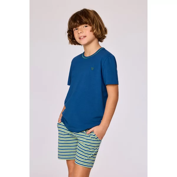 Woody Jongens Pyjama - donkerblauw