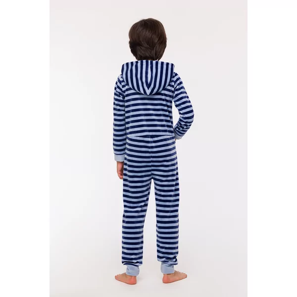 Woody Dino Unisex Onesie - blauwe streep