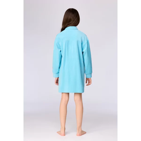 Woody Beer Meisjes Nachtkleed - Blauw