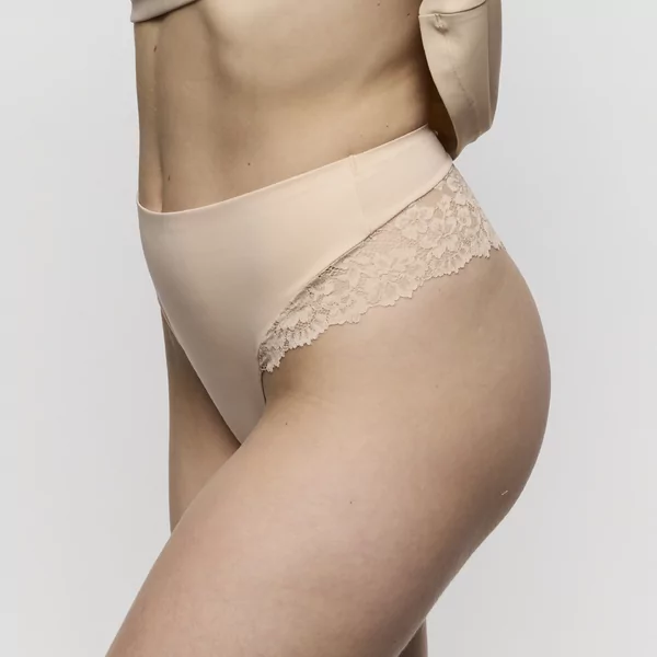 Marie Jo Soft Studio Lace String - caffé latte