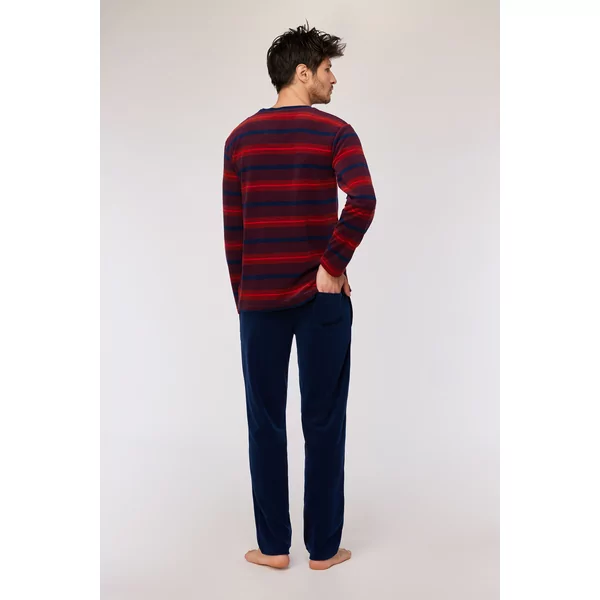 Woody Heren Pyjama - rode streep