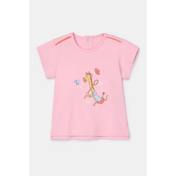 Woody Giraf Meisjes Pyjama - lichtroze