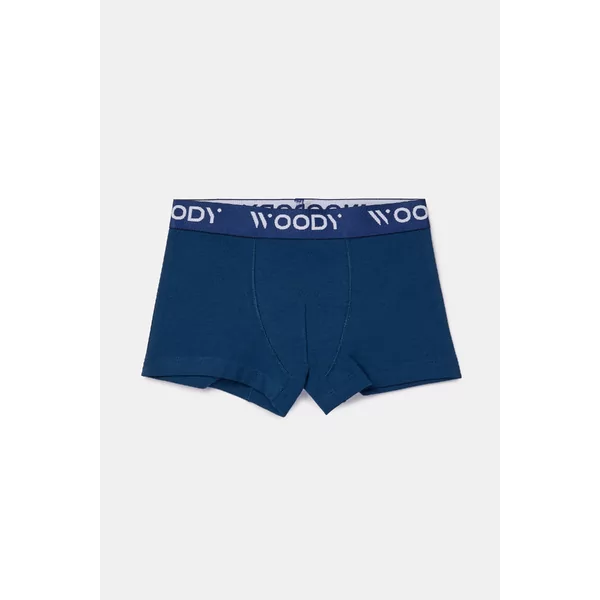 Woody Jongens Short 2P - blauw+ donkerblauw