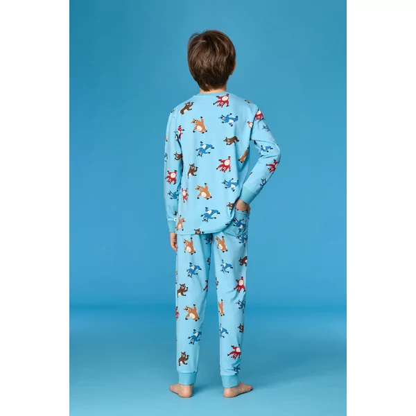 Woody Beer Jongens Pyjama - berenprint