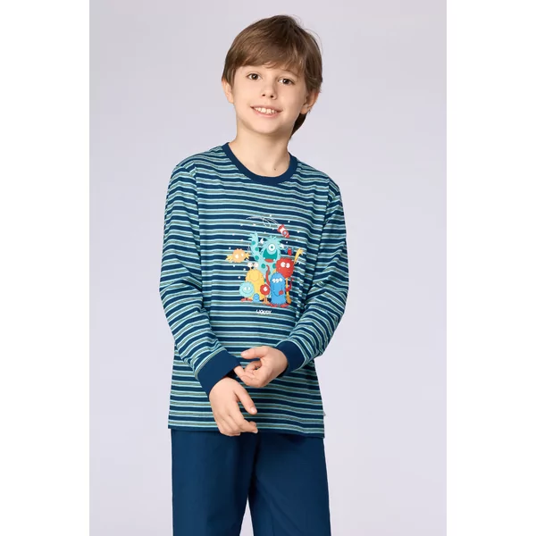 Woody Alien Jongens Pyjama - Blauwe Streep