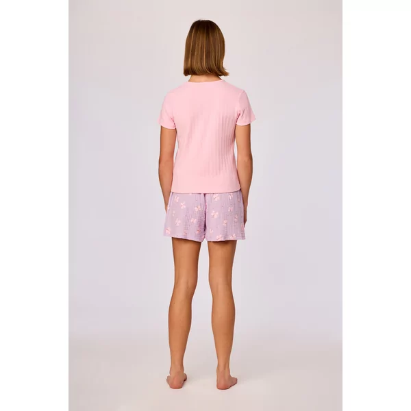 Woody Dames Pyjama - lichtroze