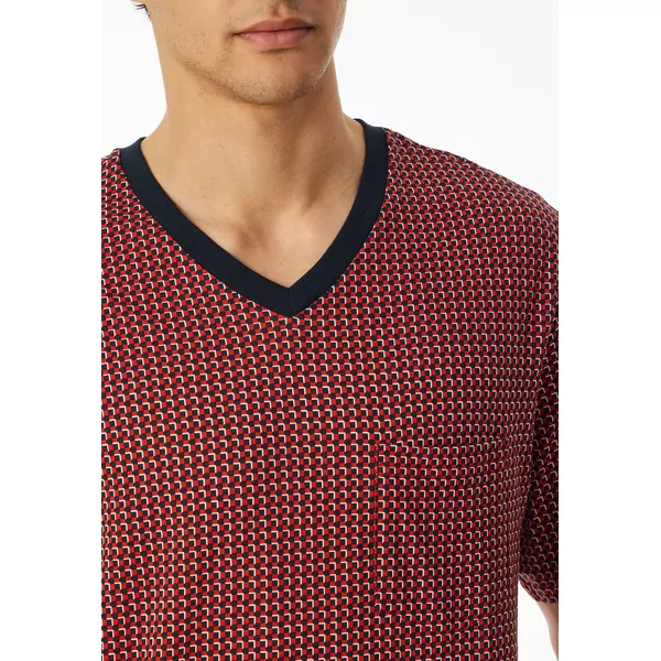 Schiesser Heren Pyjama - chilirood