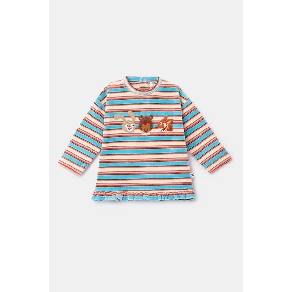 Woody Bosdieren Meisjes Pyjama - multicolor streep