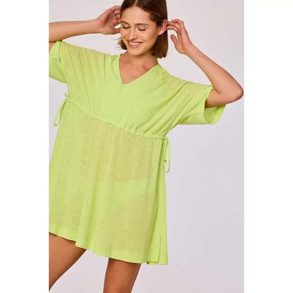 Woody Beach Dames Kleed - Groen