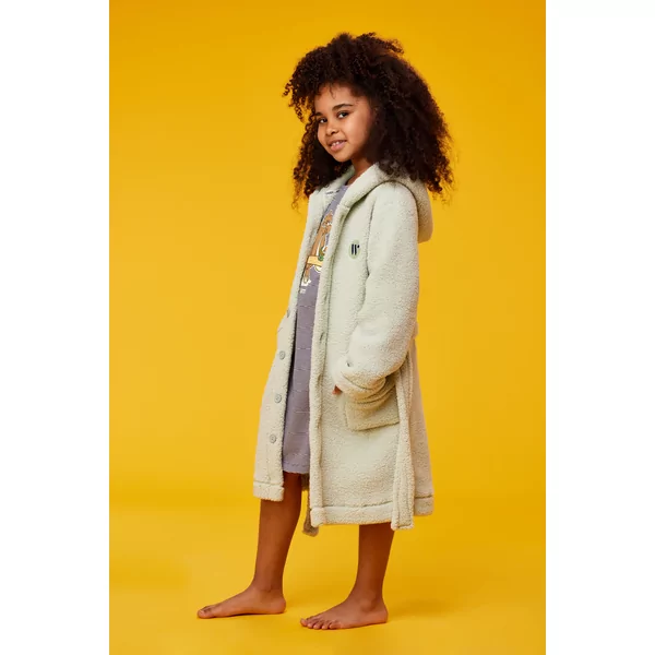 Woody Unisex Kamerjas - pastelgroen