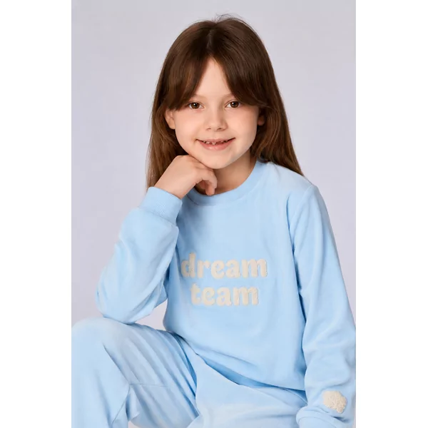 Woody Unisex Pyjama - lichtblauw