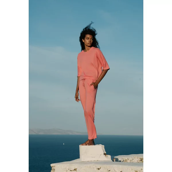 Pluto Avina Dames Pyjama - Coral Pink